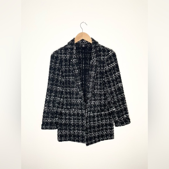 Saks Fifth Avenue Jackets & Blazers - SAKS 5th AVE black and white tweed style blazer jacket S